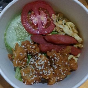 Nasi Ayam Teriyaki / Katsu Ricebowl Sosis