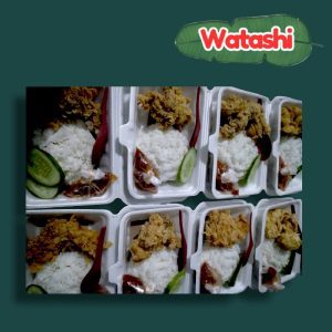Nasi Sterofoam Ayam Krispi