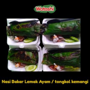 Nasi Bakar Sterofoam Ayam Suwir/ Tongkol/ Jamur