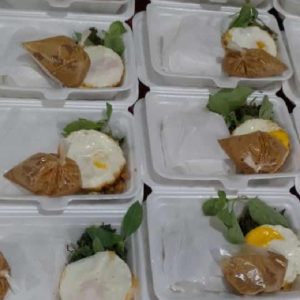 Nasi Pecel + Telur Ceplok