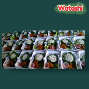 Nasi Sterofoam Ayam Laos