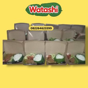 Nasi Lunchbox Lalapan Ayam Laos