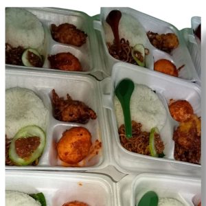 Nasi Telur Utuh, Mie, Dadar Jagung