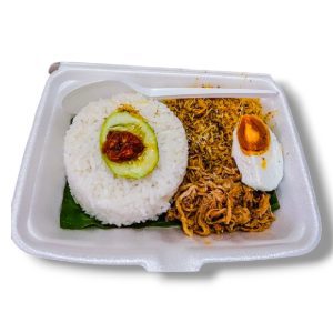 Nasi Krawu + Telur Asin
