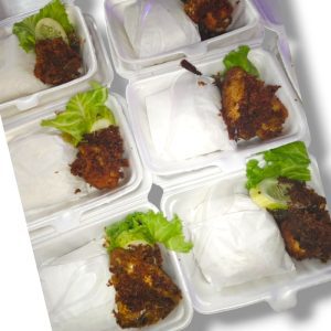 Nasi Ayam Laos Sterofoam