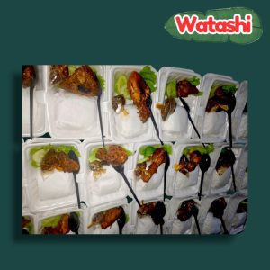 Nasi Sterofoam Ayam Bakar Kecap
