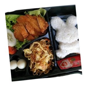 NASI BENTO AYAM KATSU