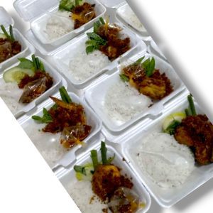 Nasi Ayam Laos Sterofoam Ekonomis